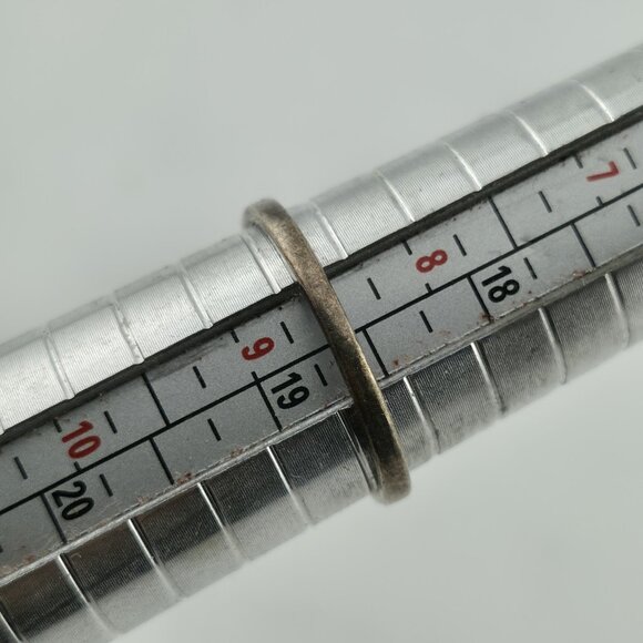 Yes No Maybe Ring 925 Sterling Silver Decision maker Dice Fun Spinner SIZE 8.5 - Picture 9 of 11